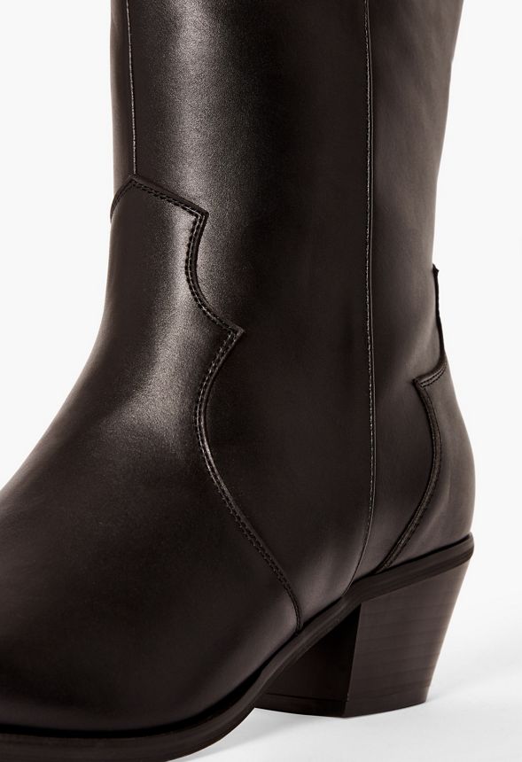 Zapatos altas Elyse en Negro - Envío gratuito en JustFab