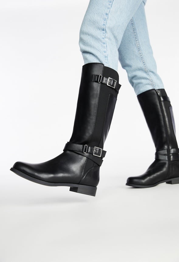 Justfab bottes plates hotsell