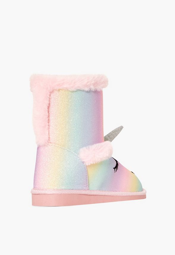 Unicorn hot sale fuzzy boots