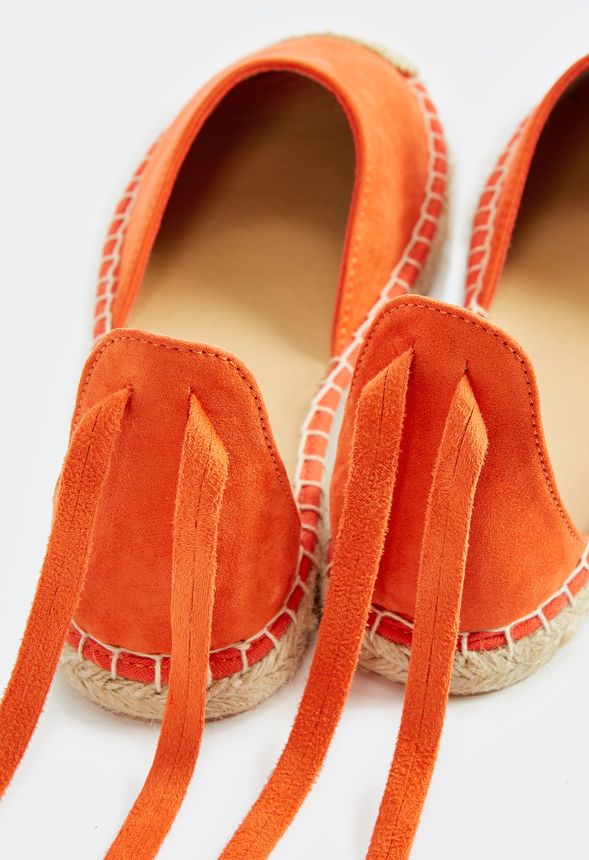 Hilda Flat Espadrille Shoes in Taupe - Get great deals at JustFab