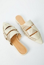 Milana Woven Flat Mule