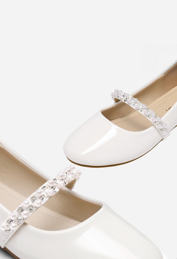 Beaded Strap Flats