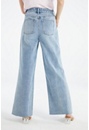 Reagan Jeans mit hohem Bund, weitem Bein und Knöpfen