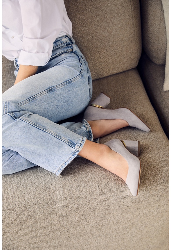 Chunky Heeled Pumps