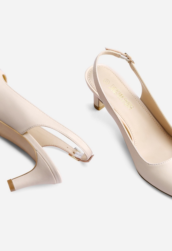 Open Back Slingback Pumps