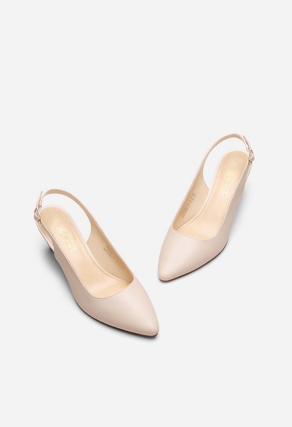 Open Back Slingback Pumps