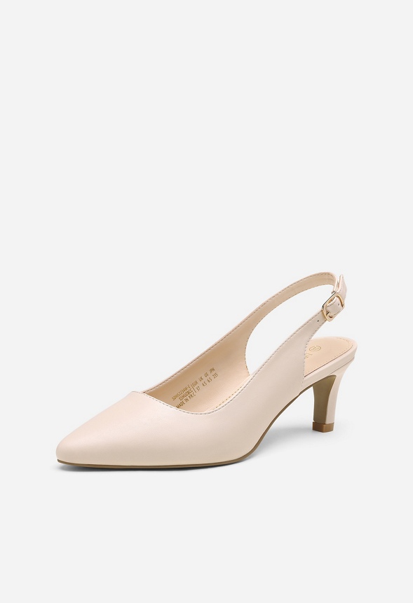 Open Back Slingback Pumps