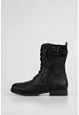 Lace Up Flat Combat Boot