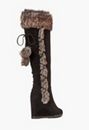 Cynthia Faux Fur Wedge Boot