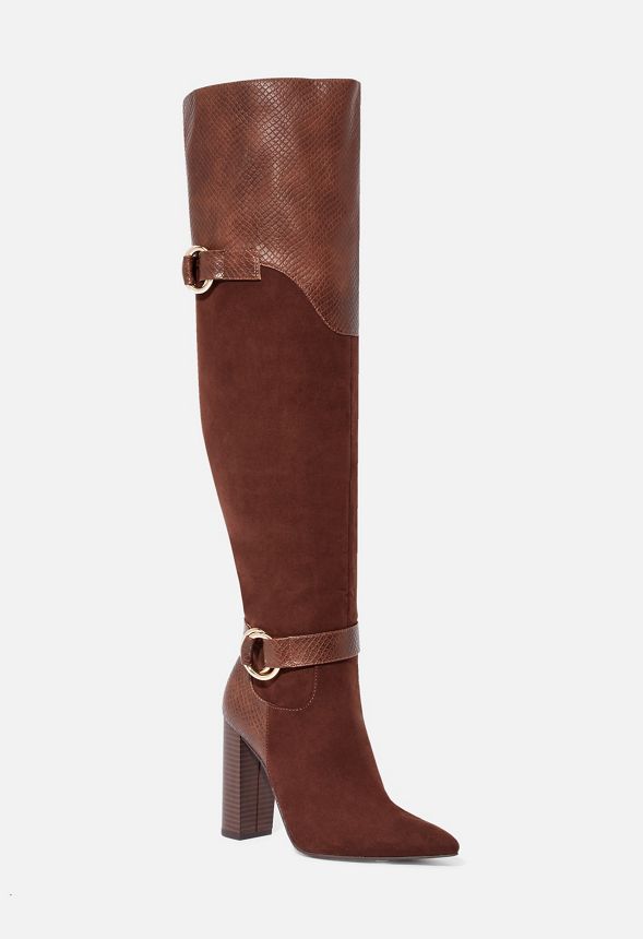 roxanne block heel boot