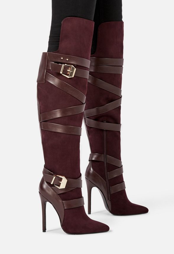 Geraldine Strappy Stiletto Boot Shoes in Geraldine Strappy