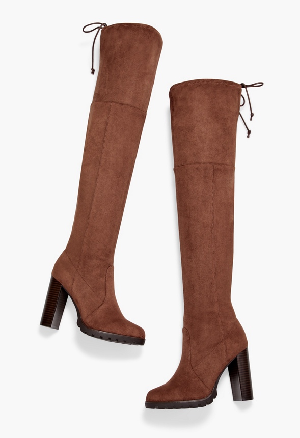 Alma Over-The-Knee Heeled Boot