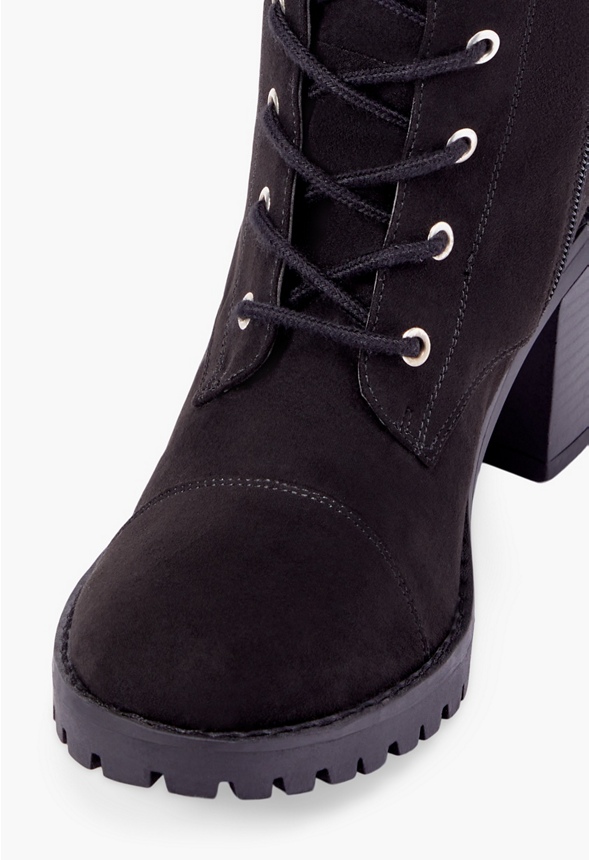 lug sole lace up boots womens