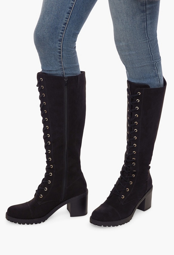 lug sole lace up boots womens