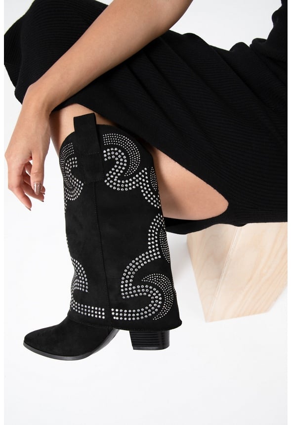 Maya Studded Cowboy Boot