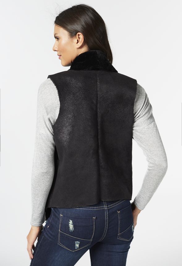 The Reversible Faux Fur Vest