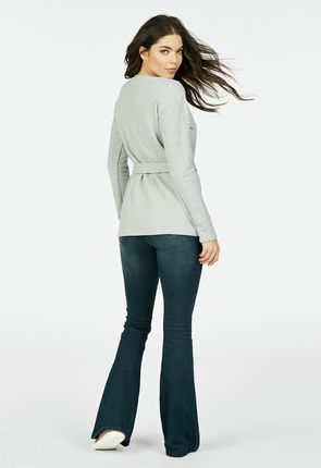 Belted Sweatshirt