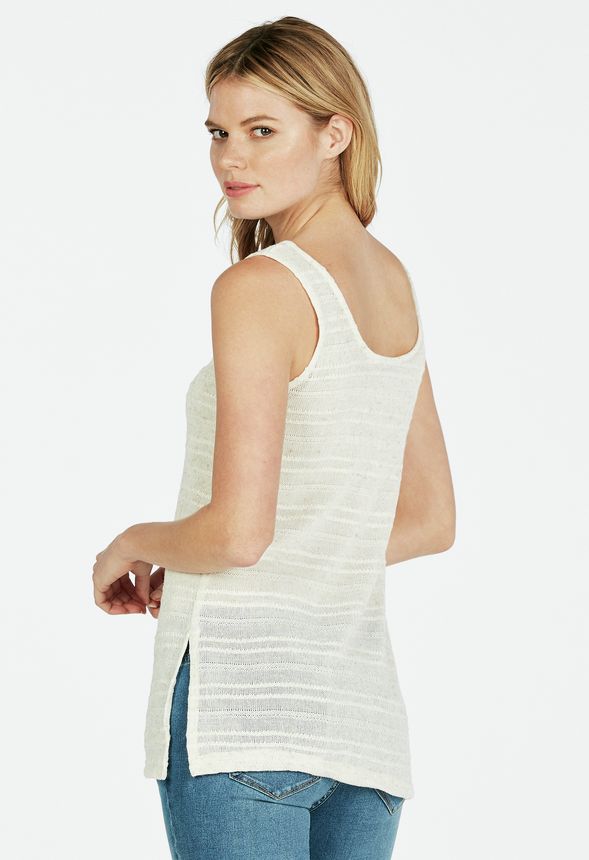 Textured Sleeveless Tank