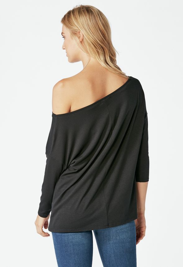 Slouchy Off Shoulder Tee