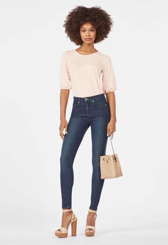 Puff Sleeve Knit Top