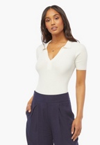 Collared Bodysuit