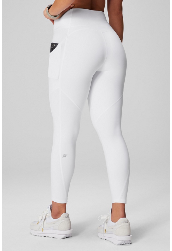 Oasis Pureluxe High-Waisted 7/8 Leggings Clothing in White - Get