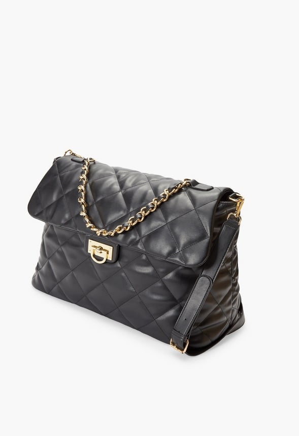 Oversized Quilted Tote