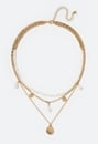 Kairi Organic Pearl and Mini Disc Layered Necklace