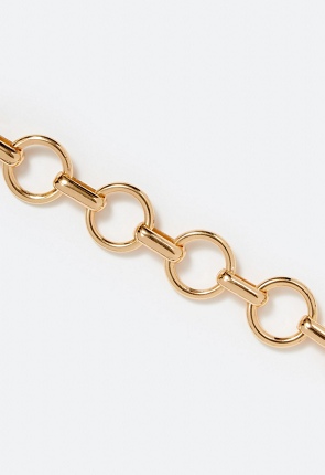Shae Linked Rings Chain Statement Necklace
