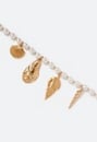 Blake Organic Pearls Necklace With Shells Charms