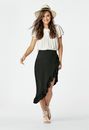 Asymmetrical Ruffle Skirt