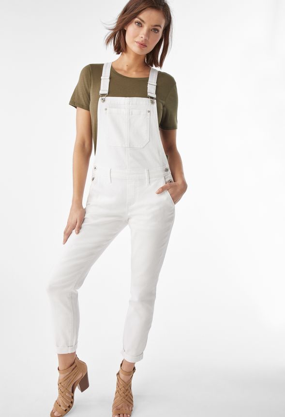 Relaxed Denim Overalls