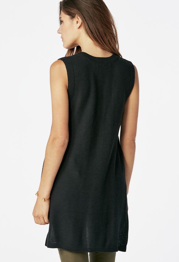 Sleeveless sweater store tunic