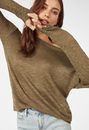 Light Weight Off Shoulder Pullover