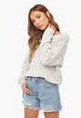Twist Back Pointelle Sweater