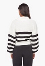 Half Zip Stripe Sweater