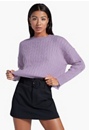 Crewneck Lounge Cable Sweater