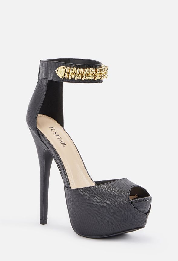 Chaussures Escarpins Rock On en Noir Livraison gratuite sur JustFab