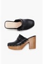 Annie Buckle Heeled Clog