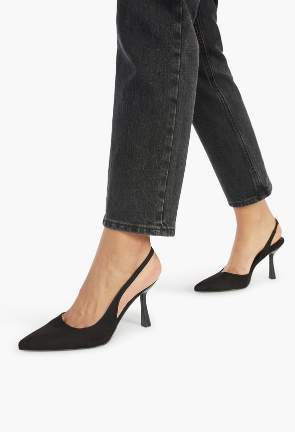 Brit Sling-Back Flared Pump