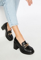 Daria Block Heeled Loafer Court