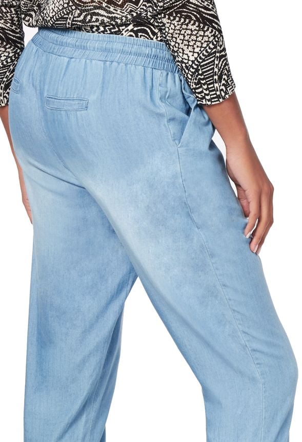 Chambray Track Pant