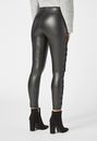 Faux Leather Lace-Up Legging