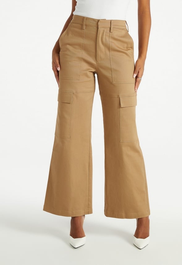 Wide Leg Cargo Pants