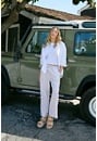 Pull-On Wide Leg Cropped Pants