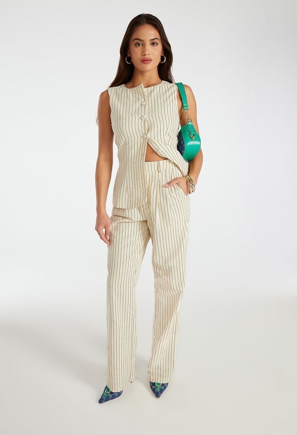 Tailored Wide Leg Trousers
