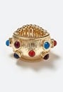 Dara Multicolor Resin Stones Boho Single Ring