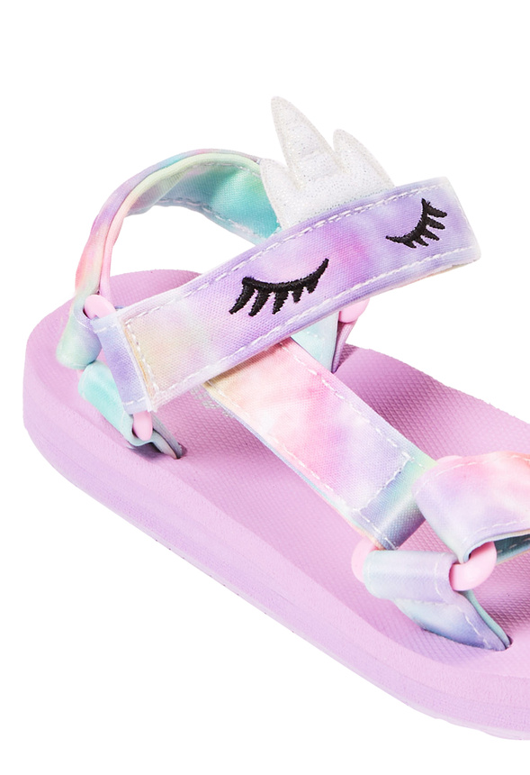 3D Unicorn Active Strap Sandal