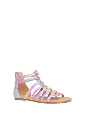 Rainbow Braided Gladiator