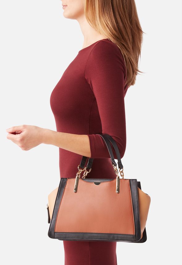 Sacs Sac cartable Take My Number en COGNAC MULTI Livraison gratuite